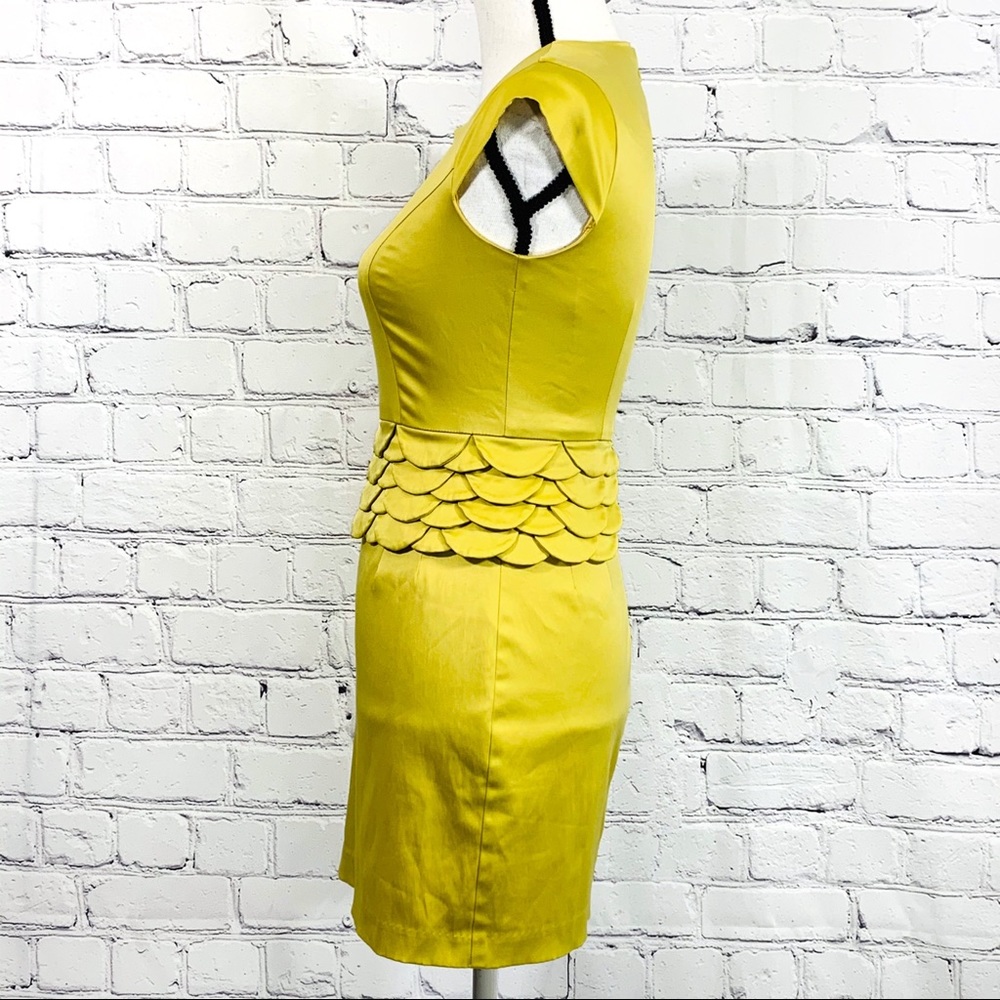 Twelve by Twelve Yellow Peplum Dress - Picture 4 of 6